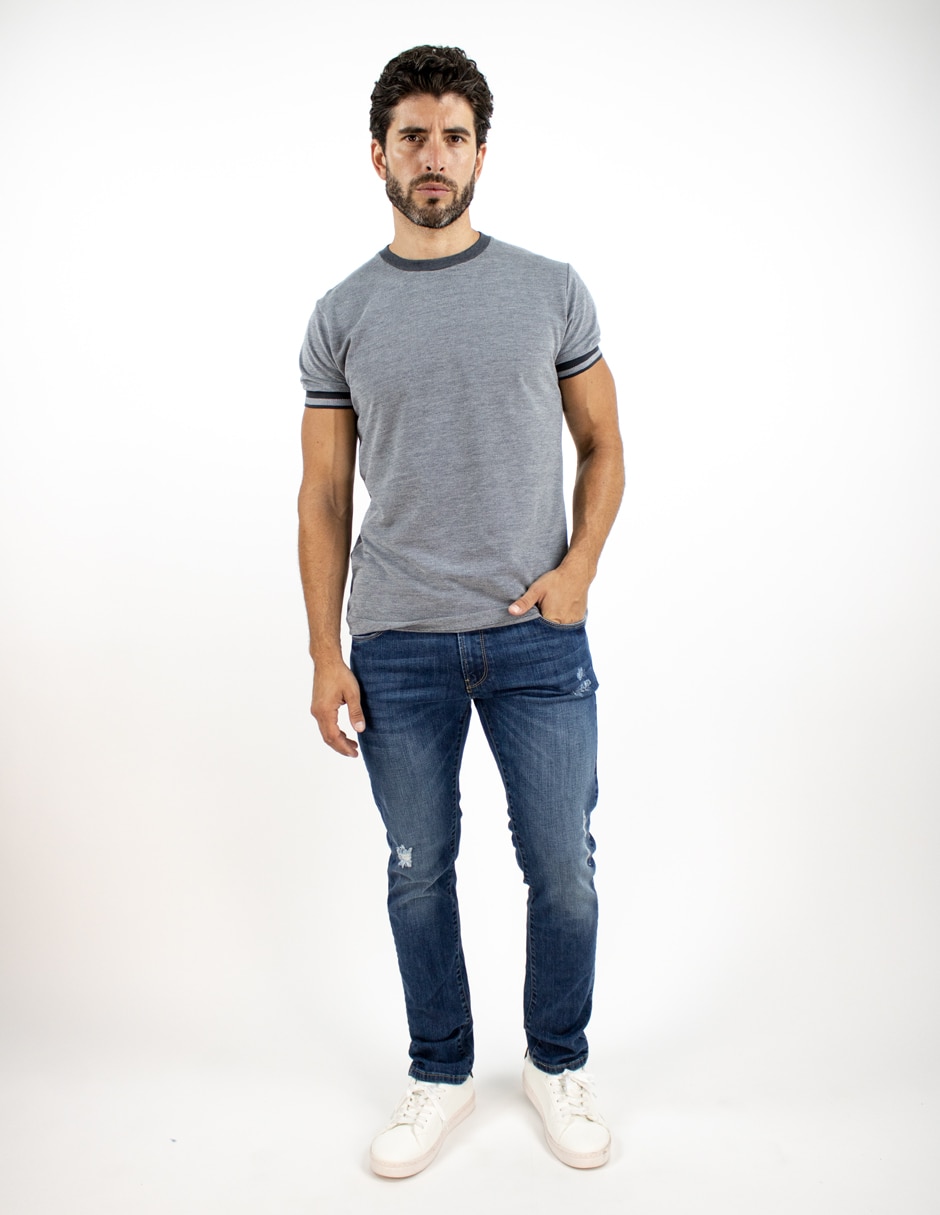 Playera cuello redondo para hombre 3