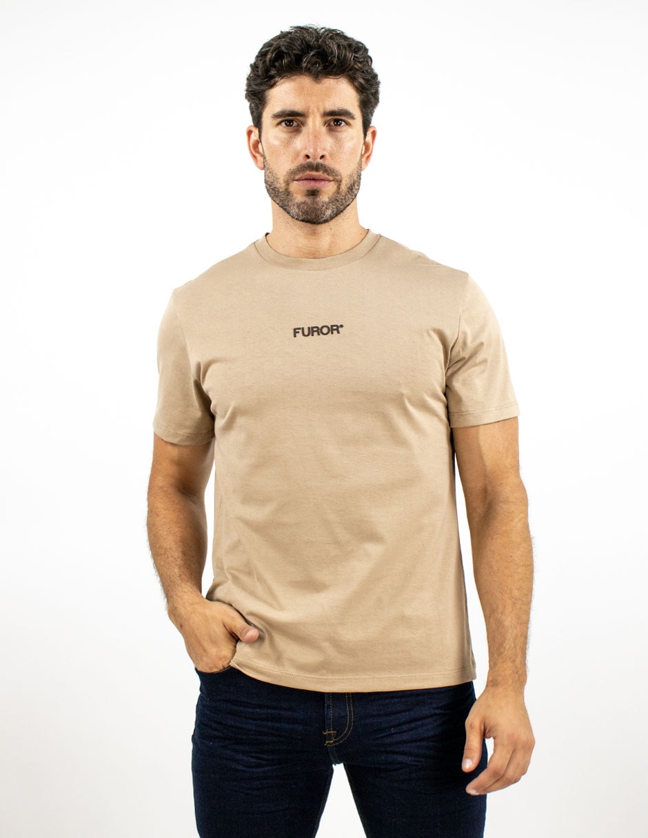 Playera cuello redondo para hombre