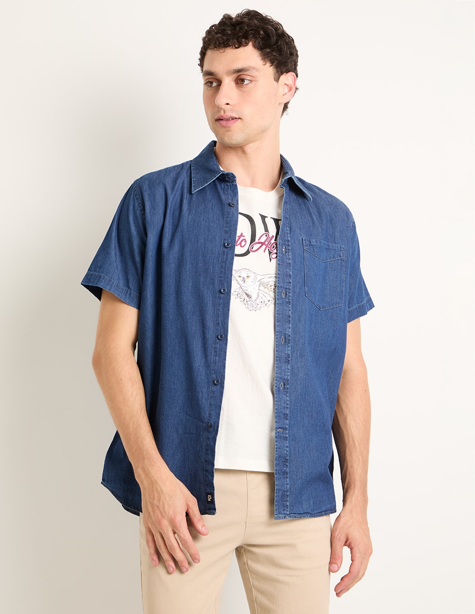 Camisa casual manga corta para hombre Camisa casual manga corta para hombre