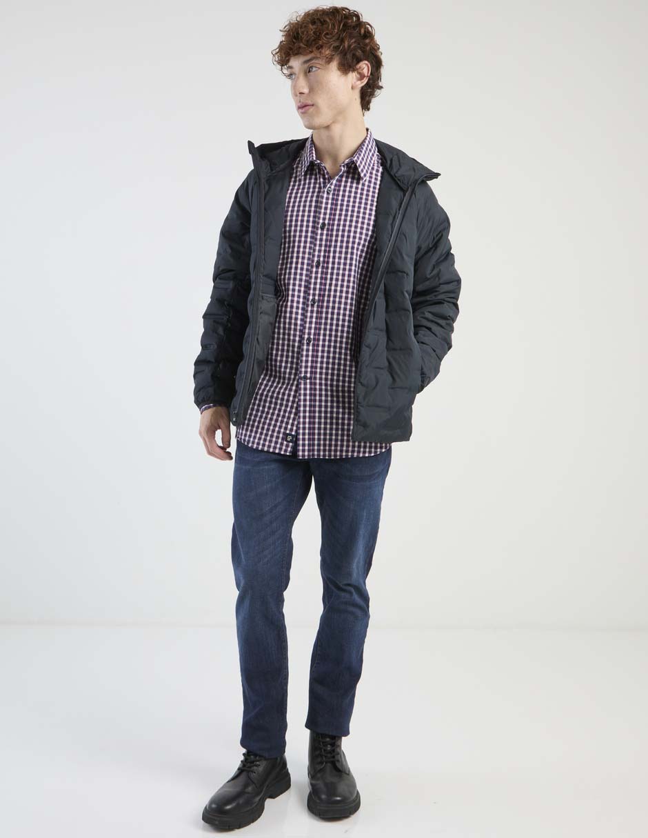 Camisa casual de algodón manga larga para hombre 3