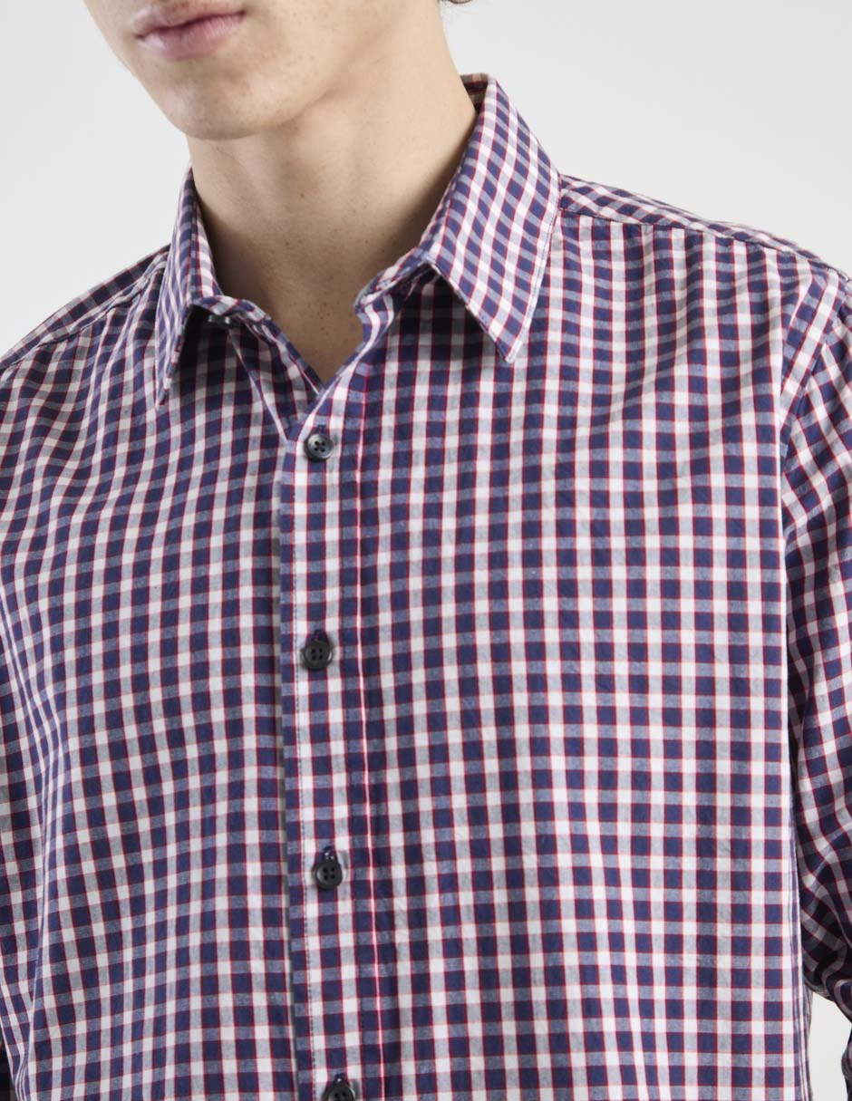 Camisa casual de algodón manga larga para hombre 4