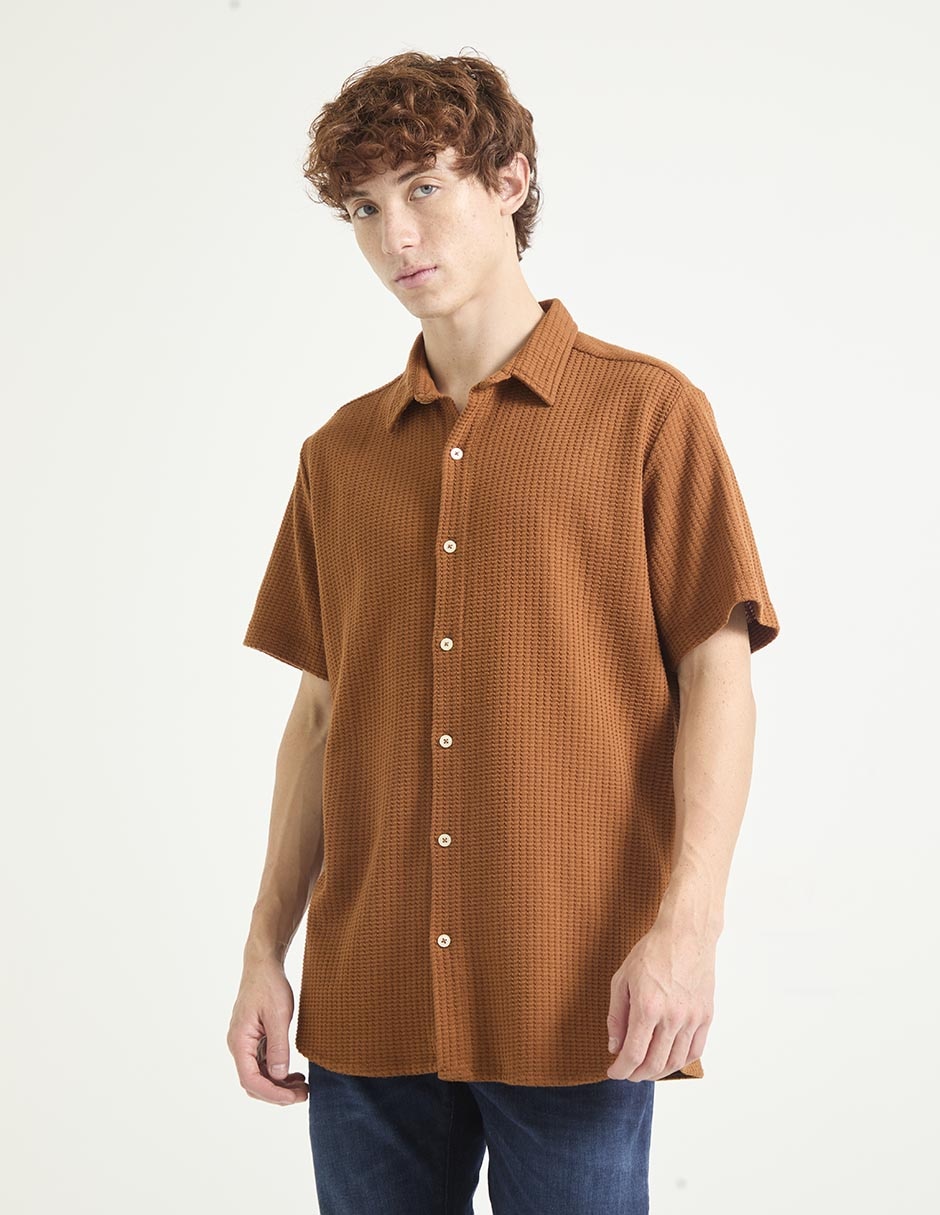 Camisa casual manga corta para hombre Camisa casual manga corta para hombre