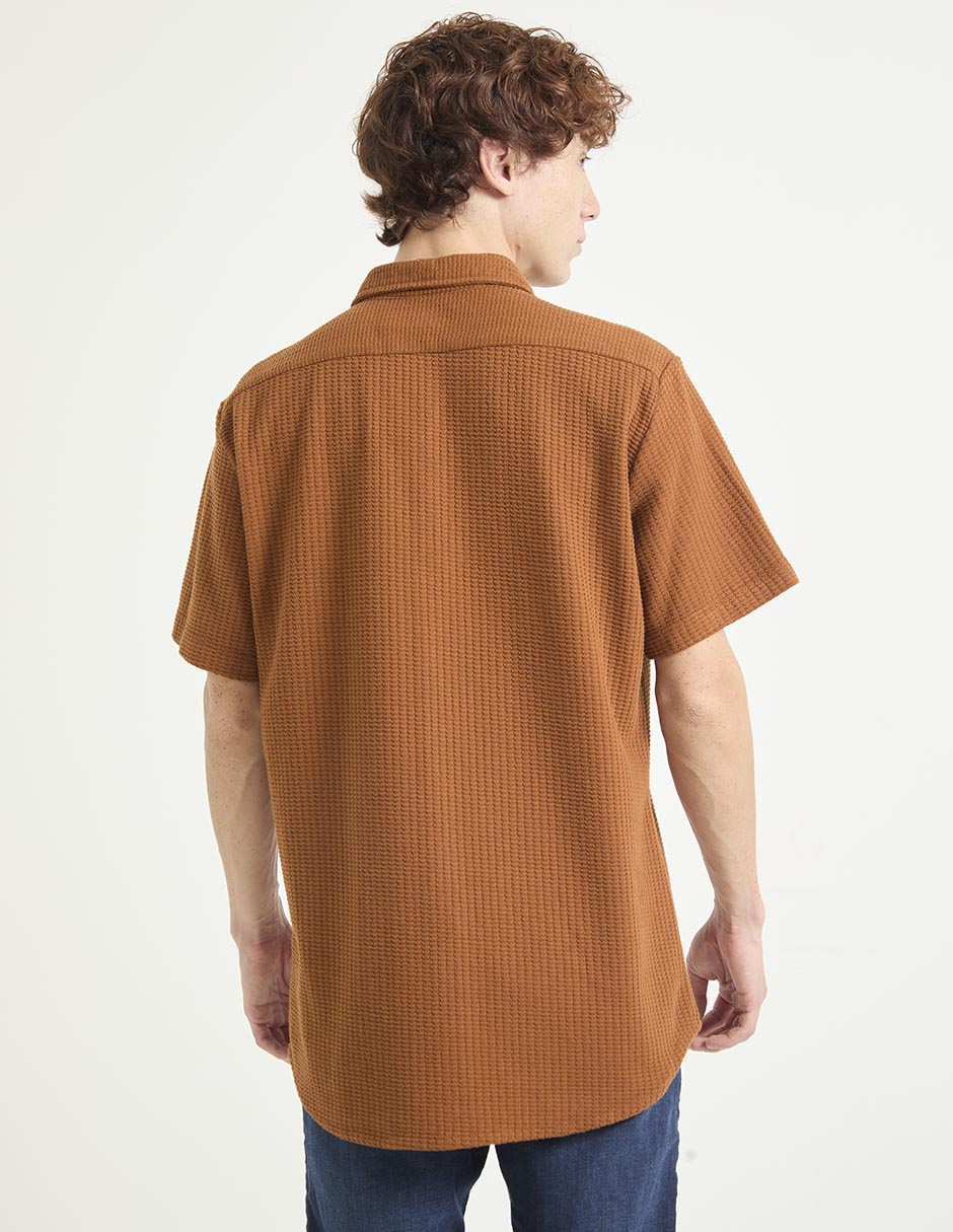 Camisa casual manga corta para hombre 2