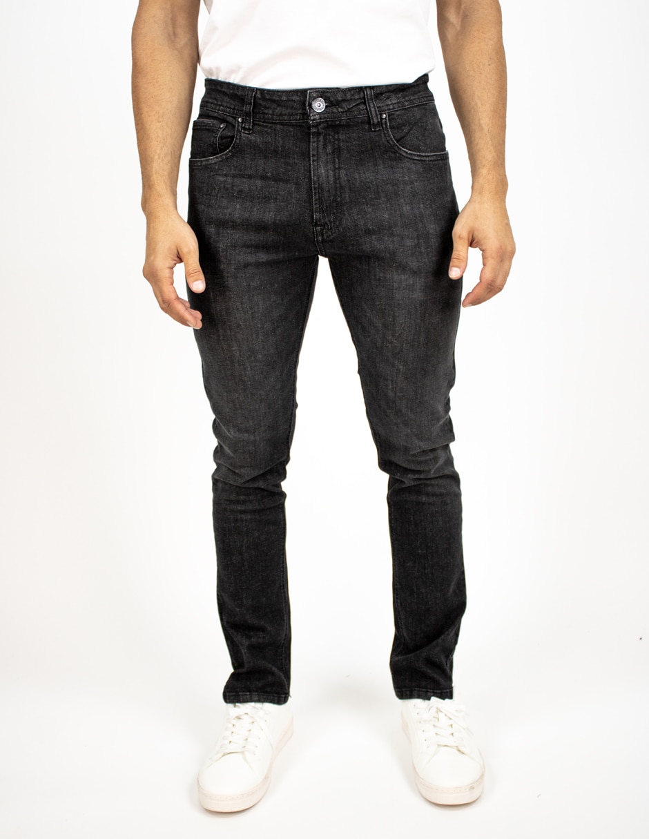 Jeans straigt deslavado para hombre Jeans straigt deslavado para hombre