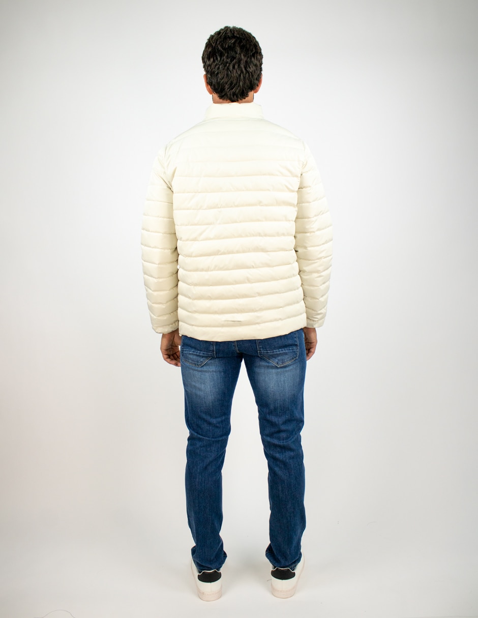 Chamarra acolchada con bolsillos para hombre 2