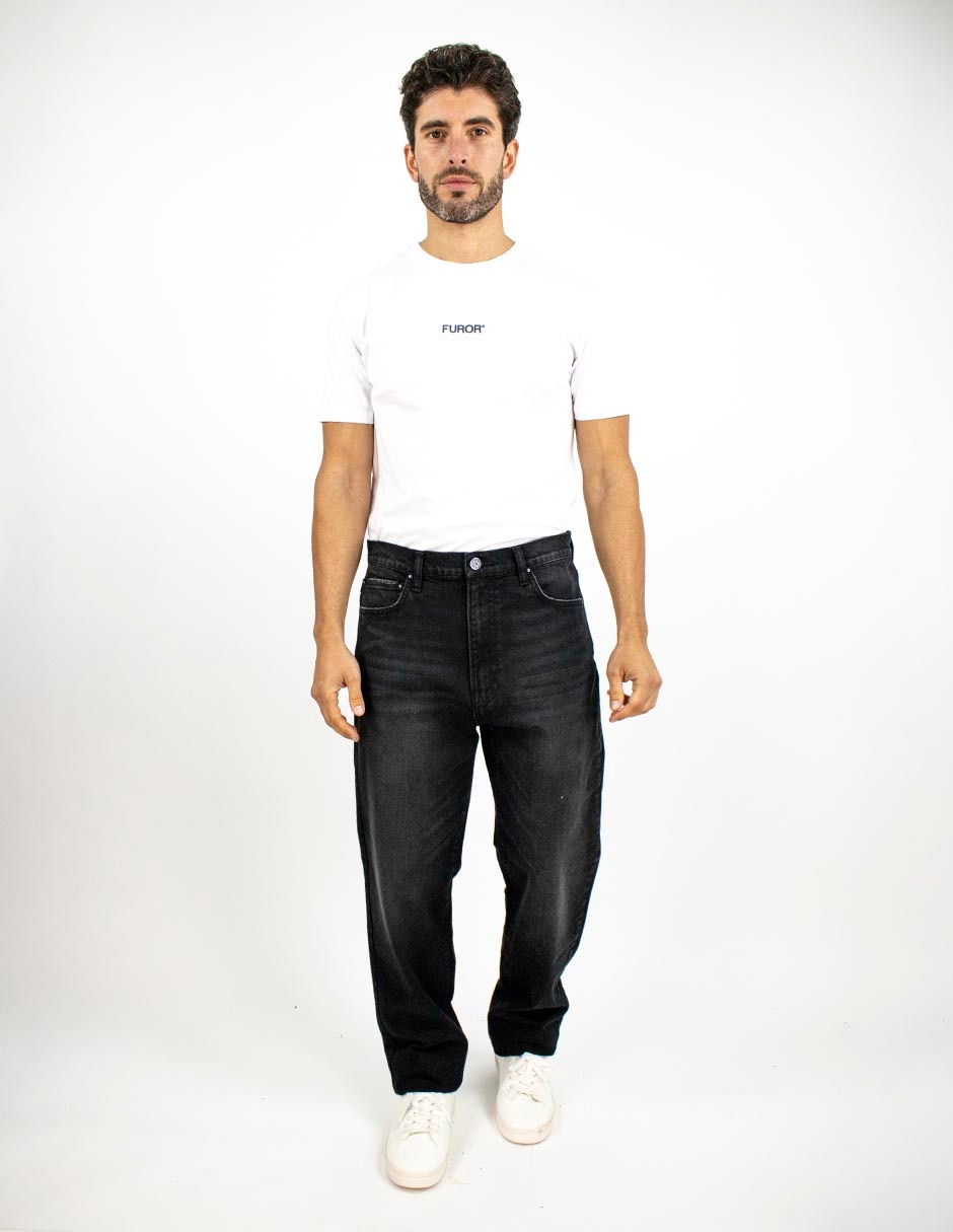 Jeans slim lavado stone wash para hombre 3