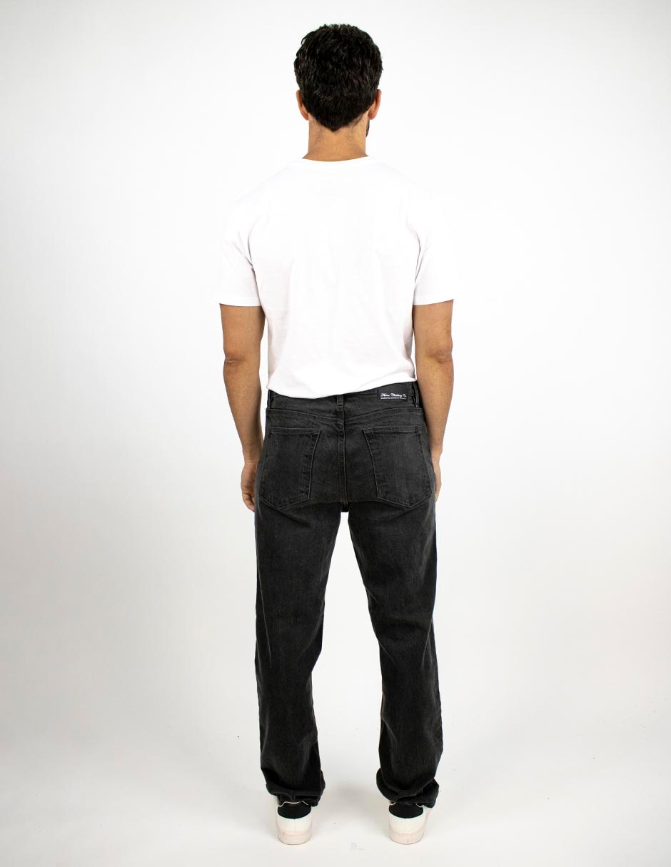 Jeans slim deslavado para hombre 2