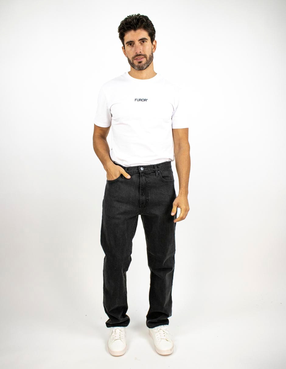 Jeans slim deslavado para hombre 3