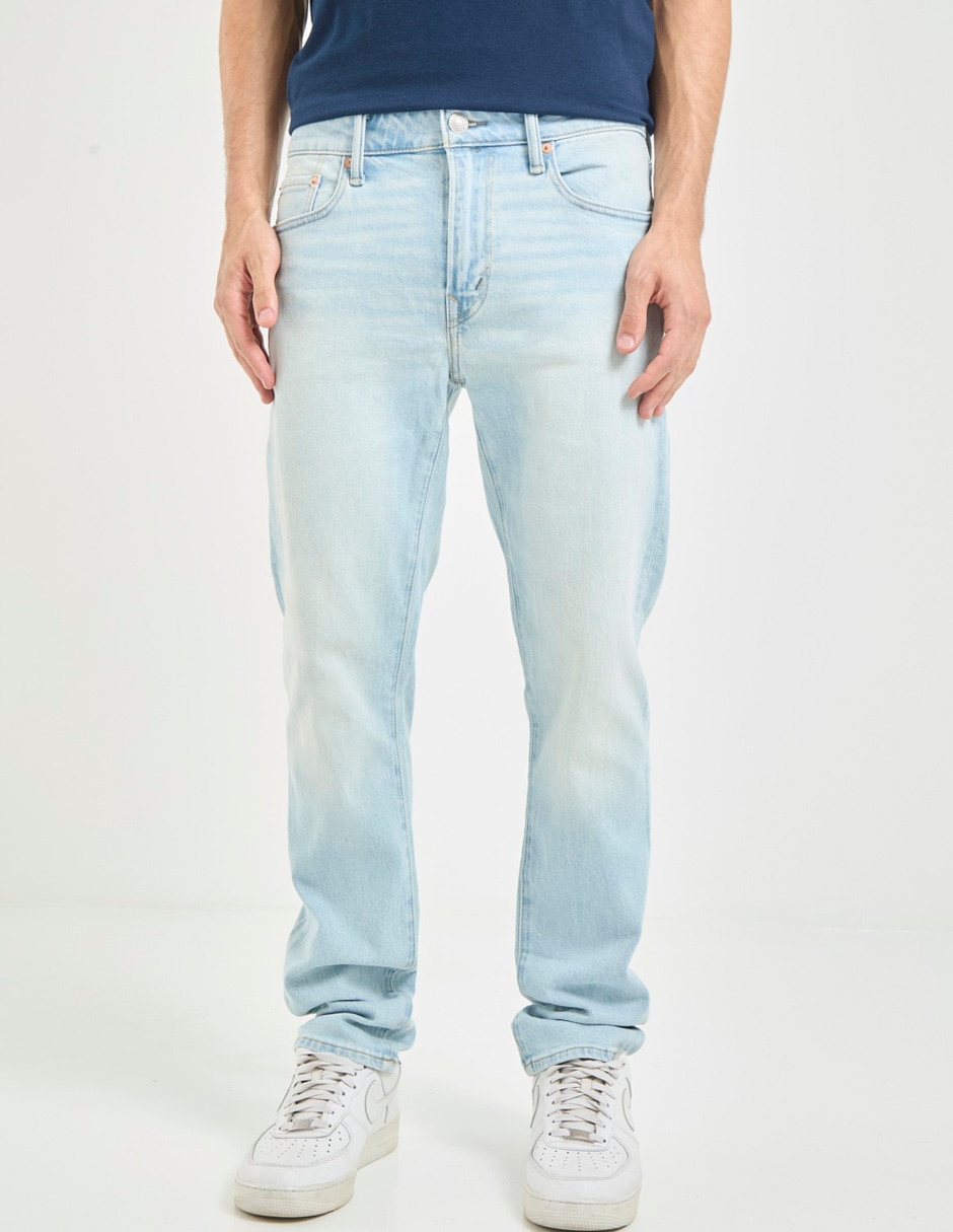Jeans slim deslavado para hombre Jeans slim deslavado para hombre