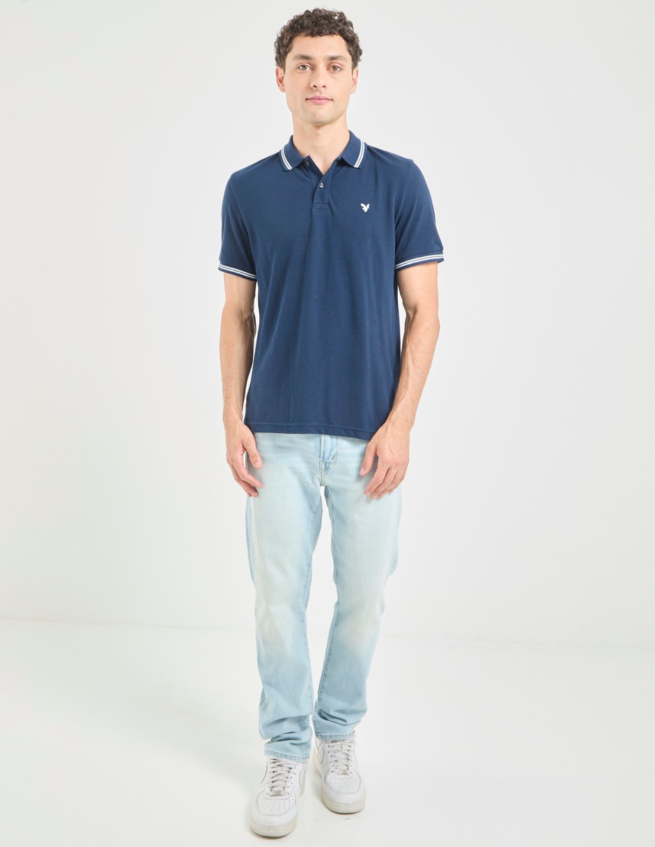 Jeans slim deslavado para hombre 3