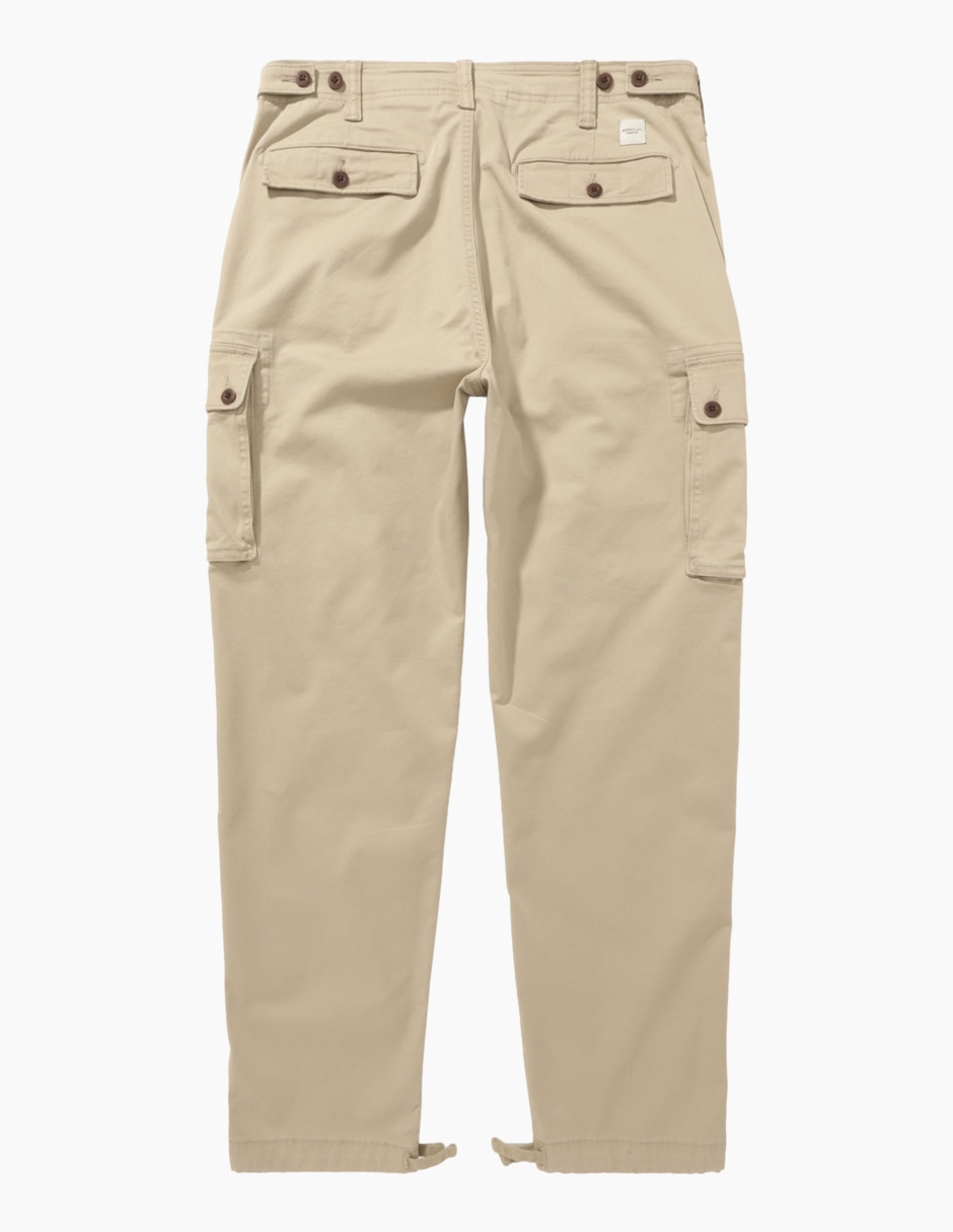 Pantalón cargo recto de algodón para hombre 4