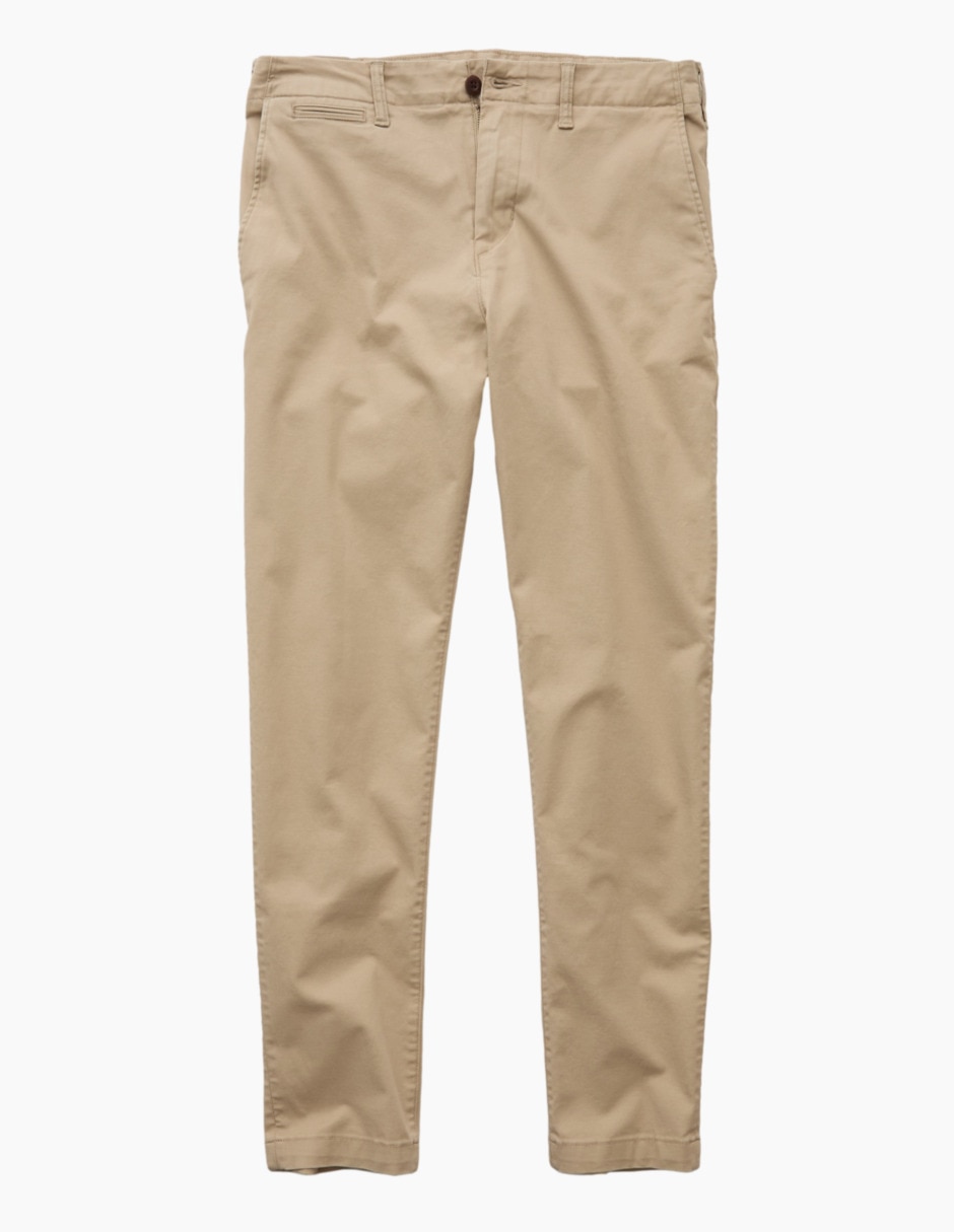 Pantalón chino slim de algodón para hombre 3