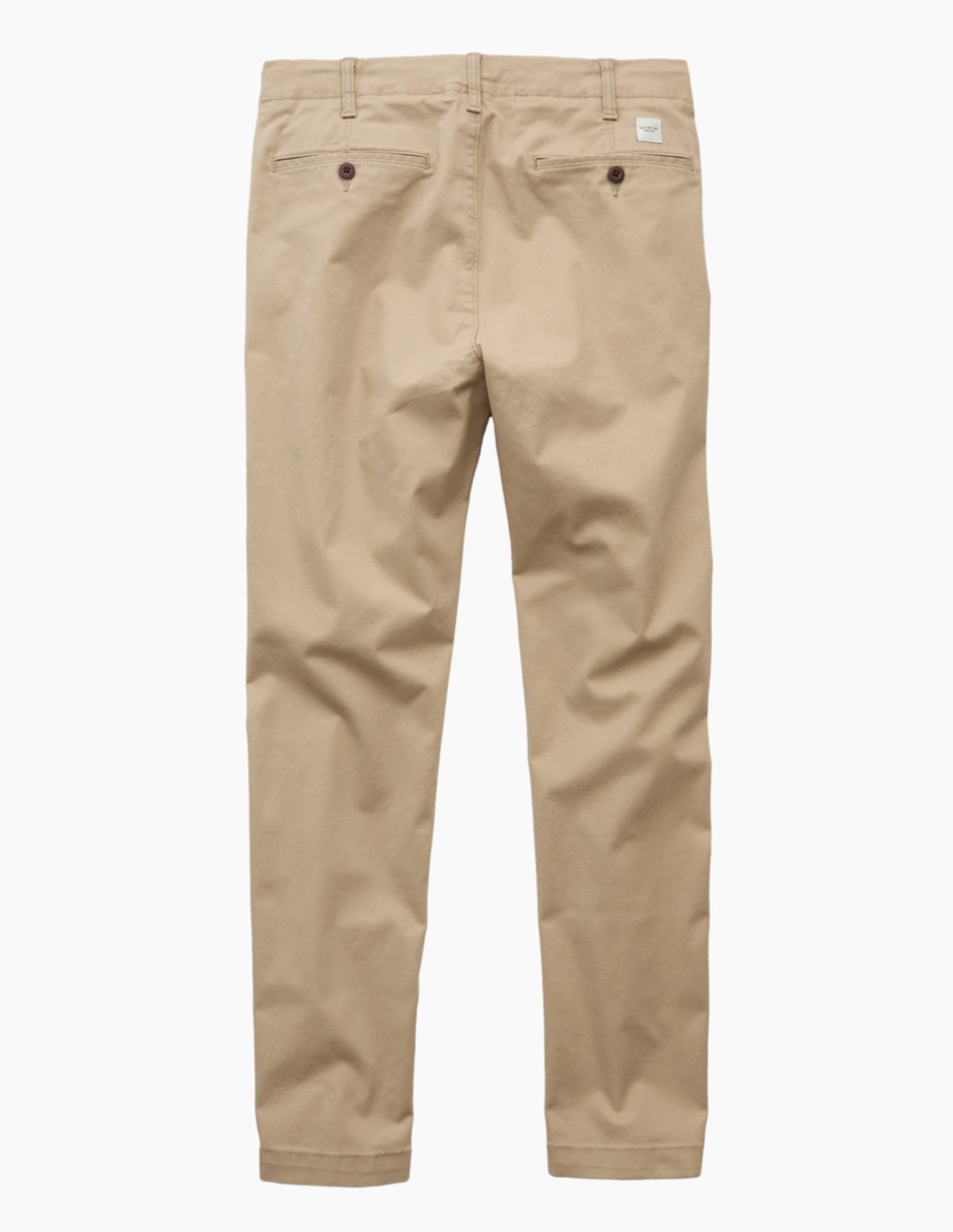 Pantalón chino slim de algodón para hombre 4