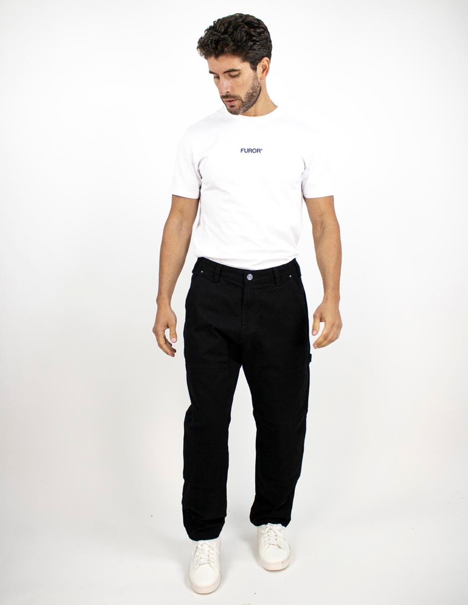 Pantalón recto de algodón para hombre 3