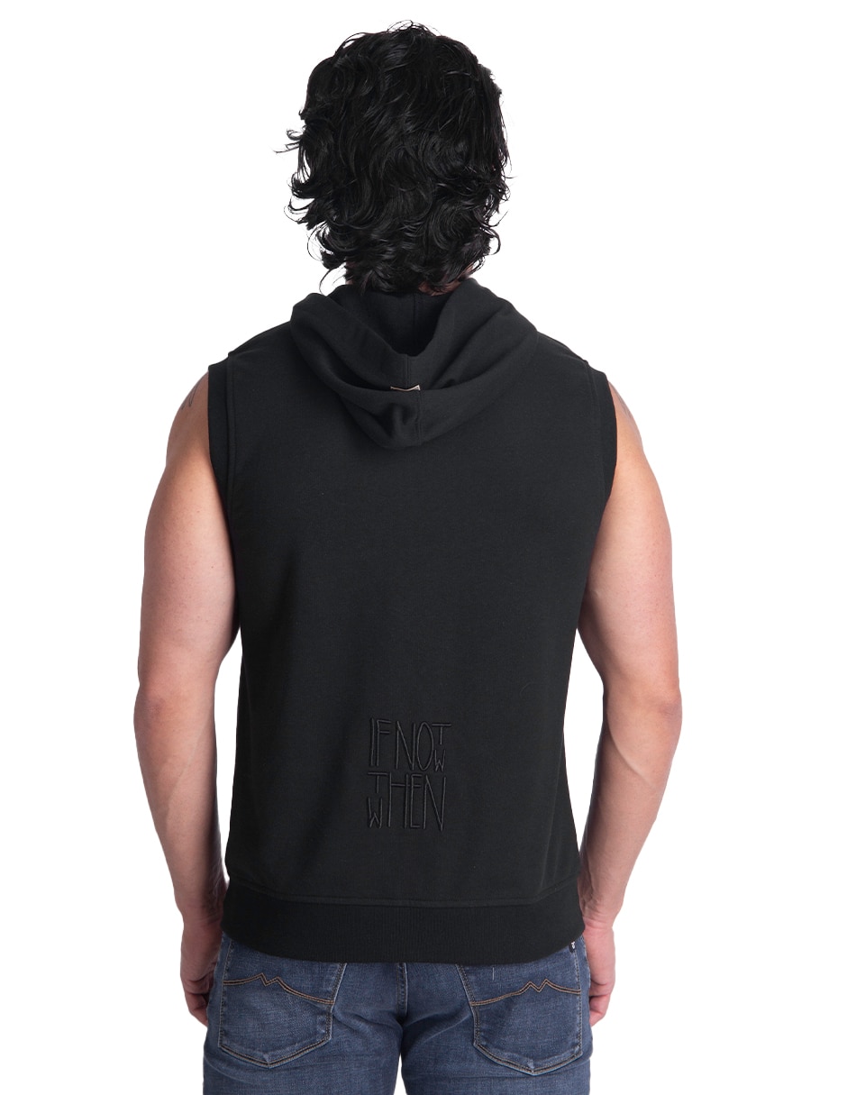Chaleco con capucha para hombre 2