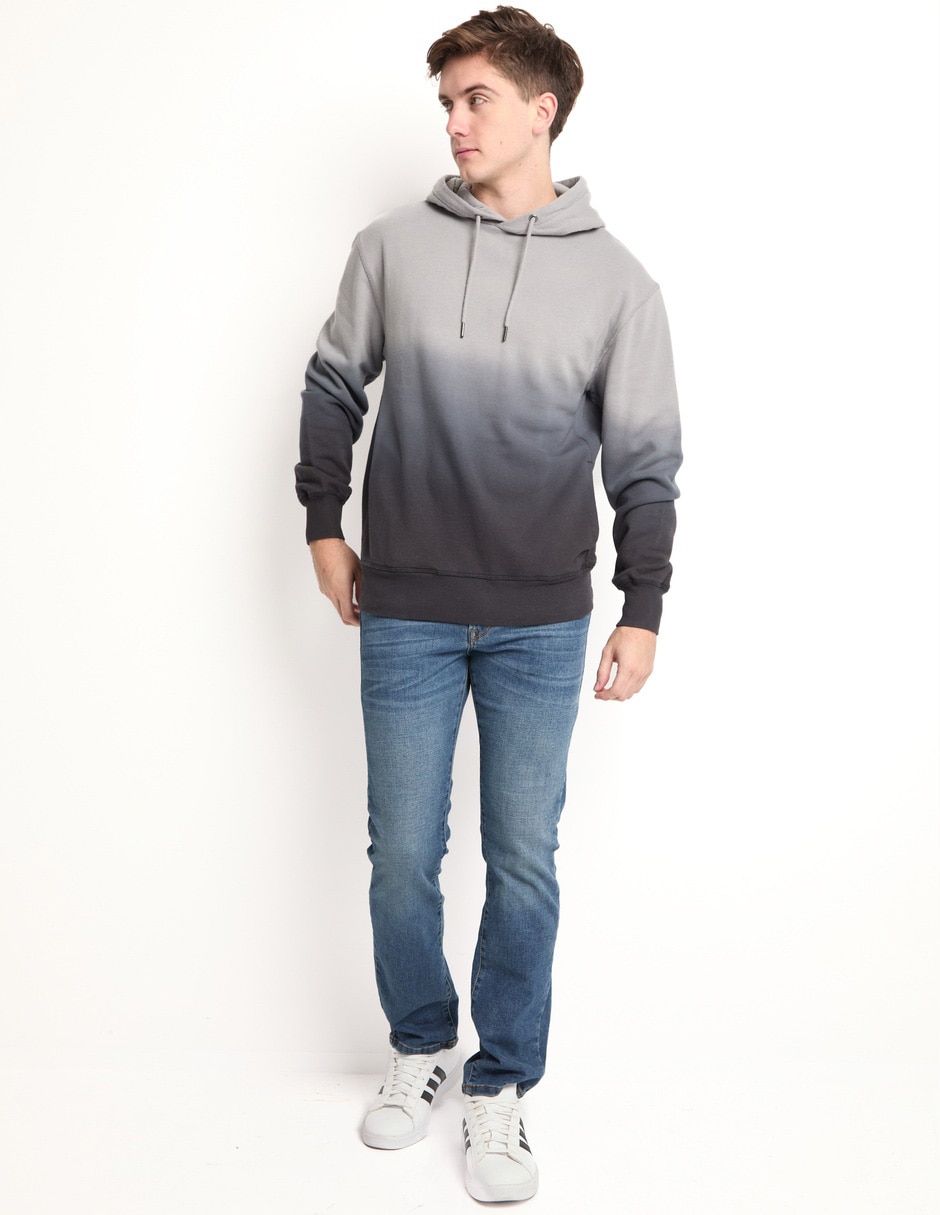 Jeans straight lavado stone wash para hombre 3