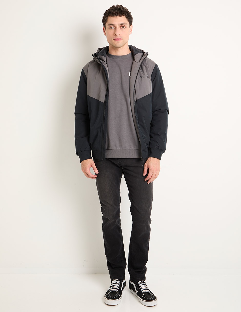 Jeans skinny deslavado para hombre 3