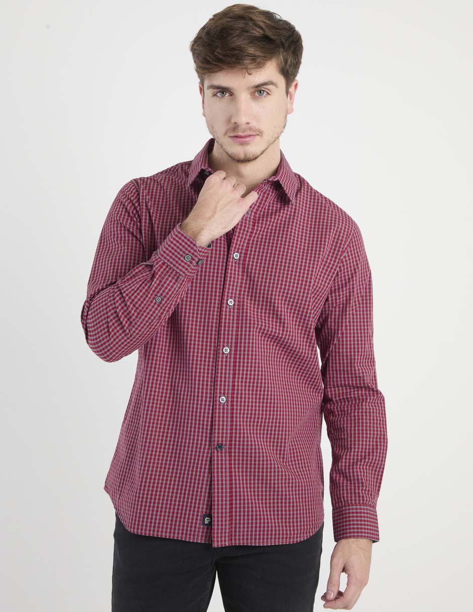 Camisa casual manga larga para hombre Camisa casual manga larga para hombre