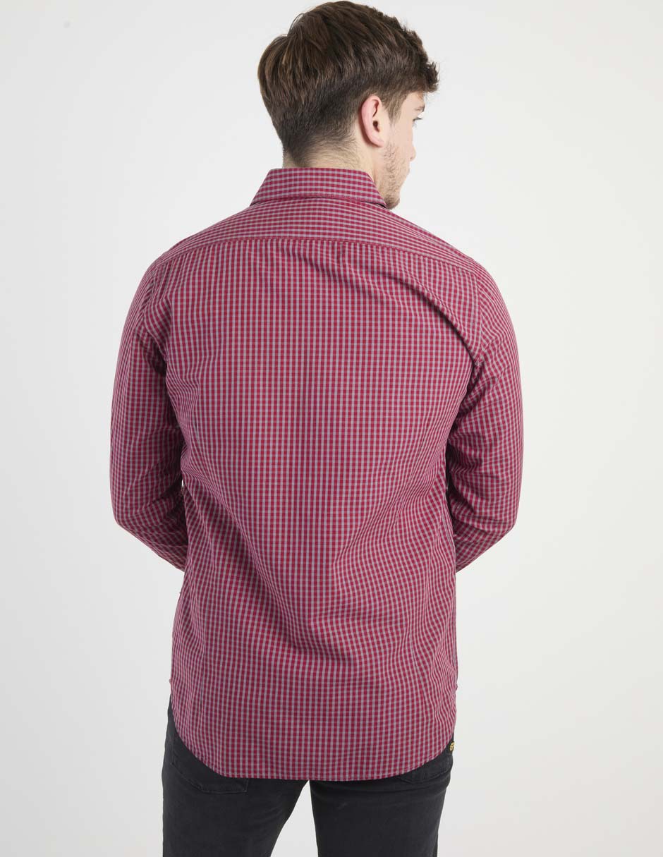 Camisa casual manga larga para hombre 2