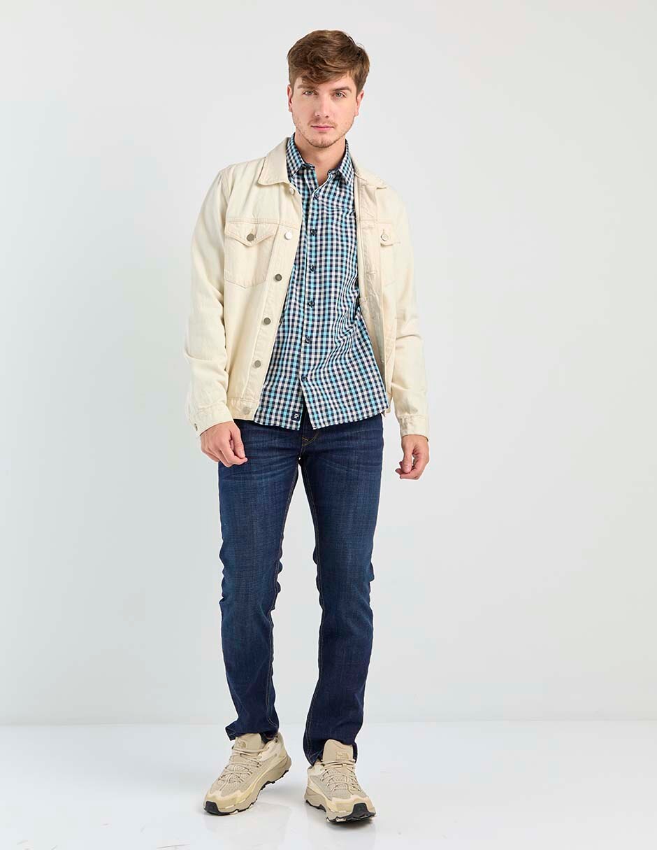 Camisa casual de algodón manga larga para hombre 3