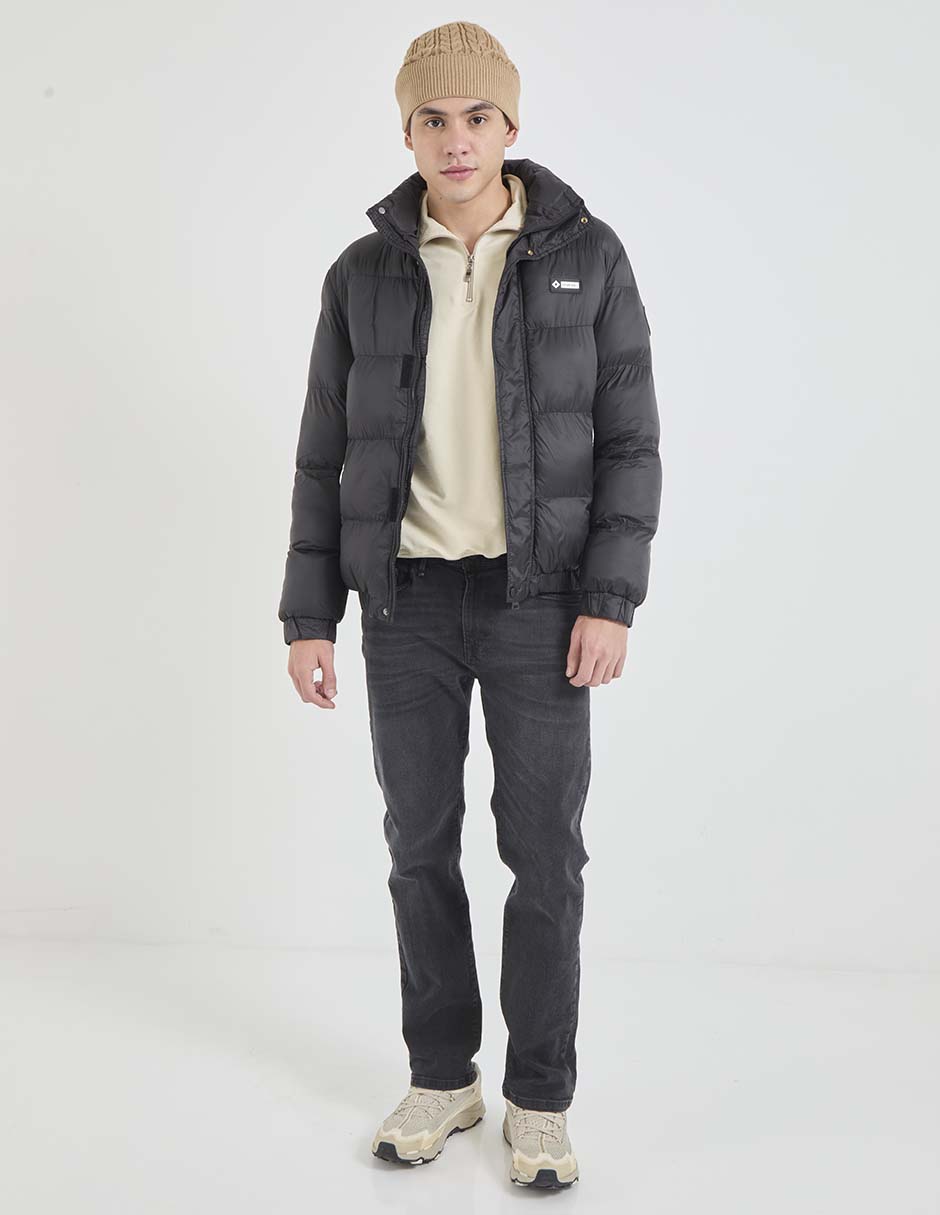 Jeans straight lavado stone wash para hombre 3
