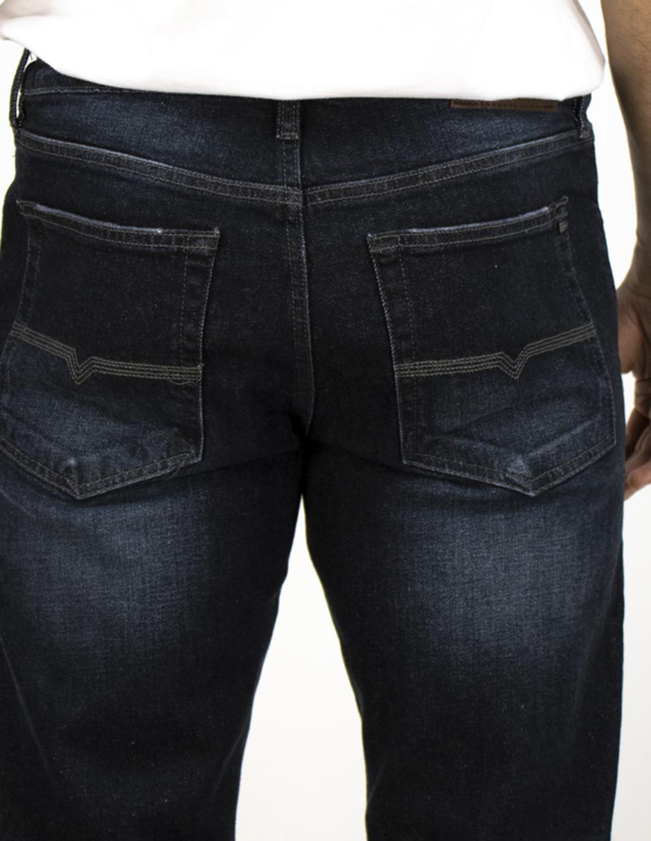 Jeans slim OS deslavado para hombre 4