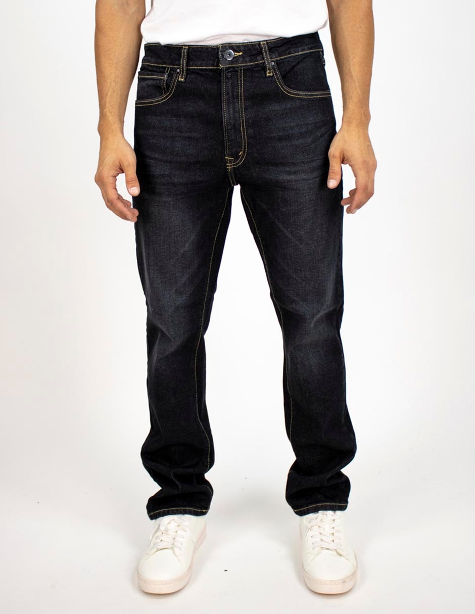Jeans straight deslavado para hombre Jeans straight deslavado para hombre