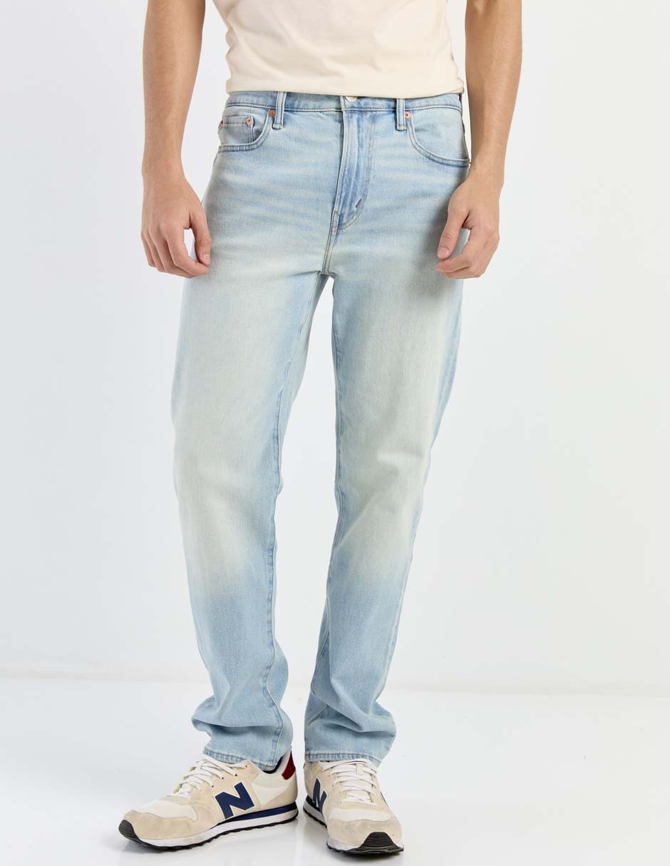 Jeans Straight lavado claro para hombre Jeans Straight lavado claro para hombre