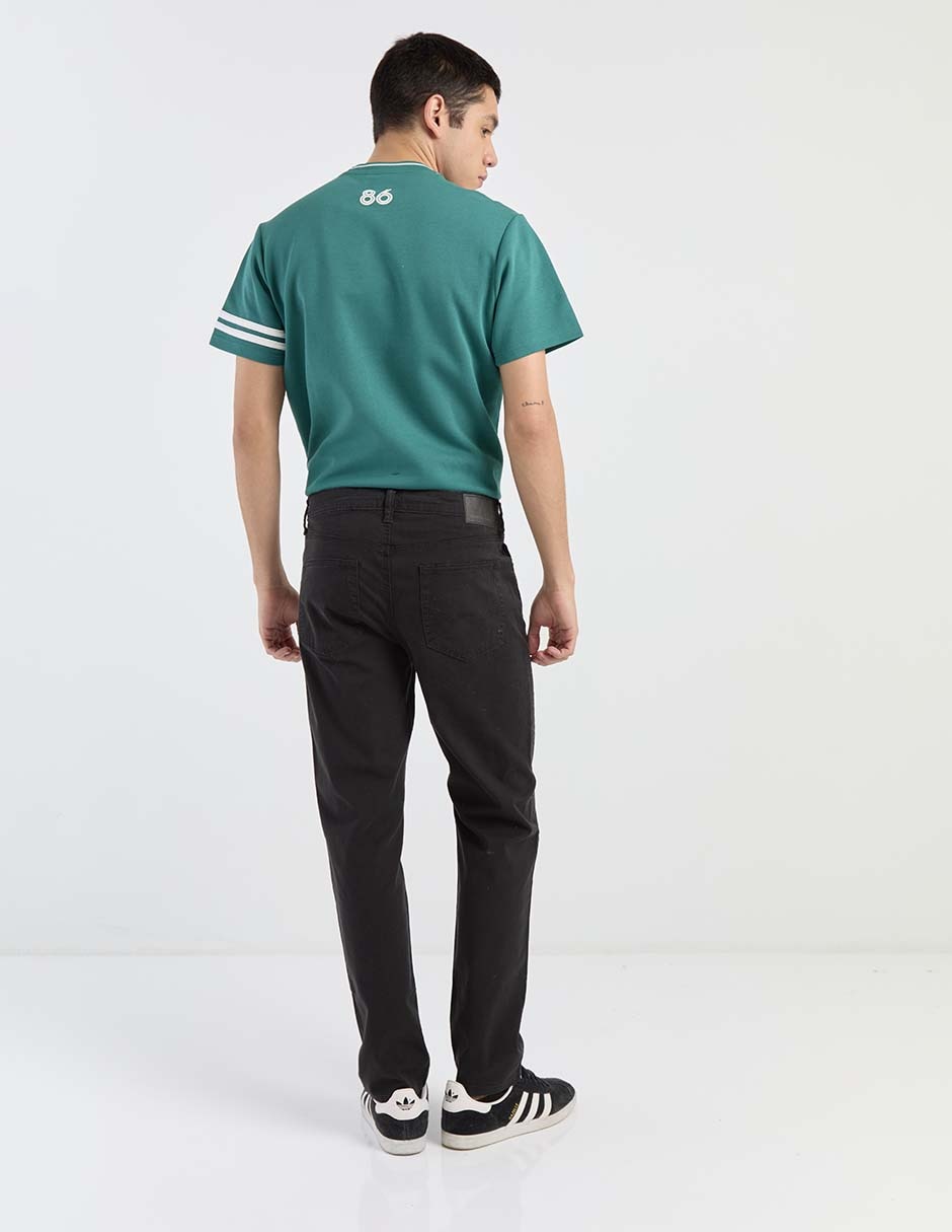 Pantalón recto de algodón para hombre 2