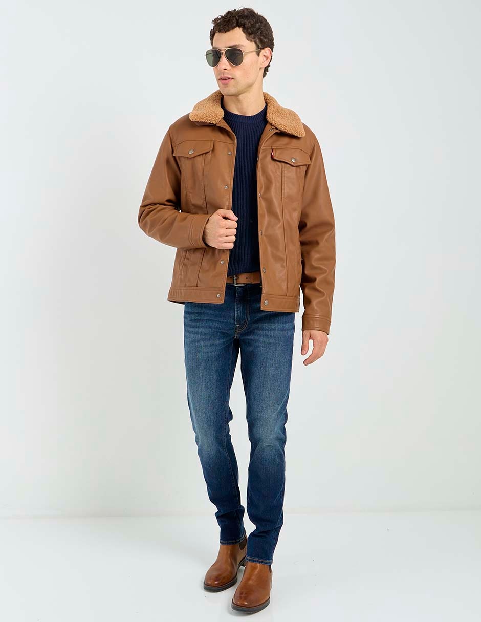 Jeans slim deslavado para hombre 3