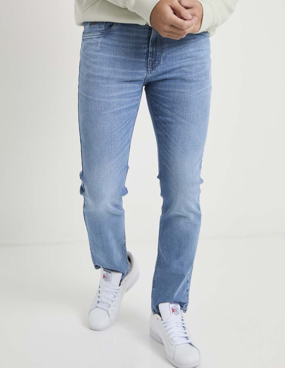 Jeans straight deslavado para hombre Jeans straight deslavado para hombre