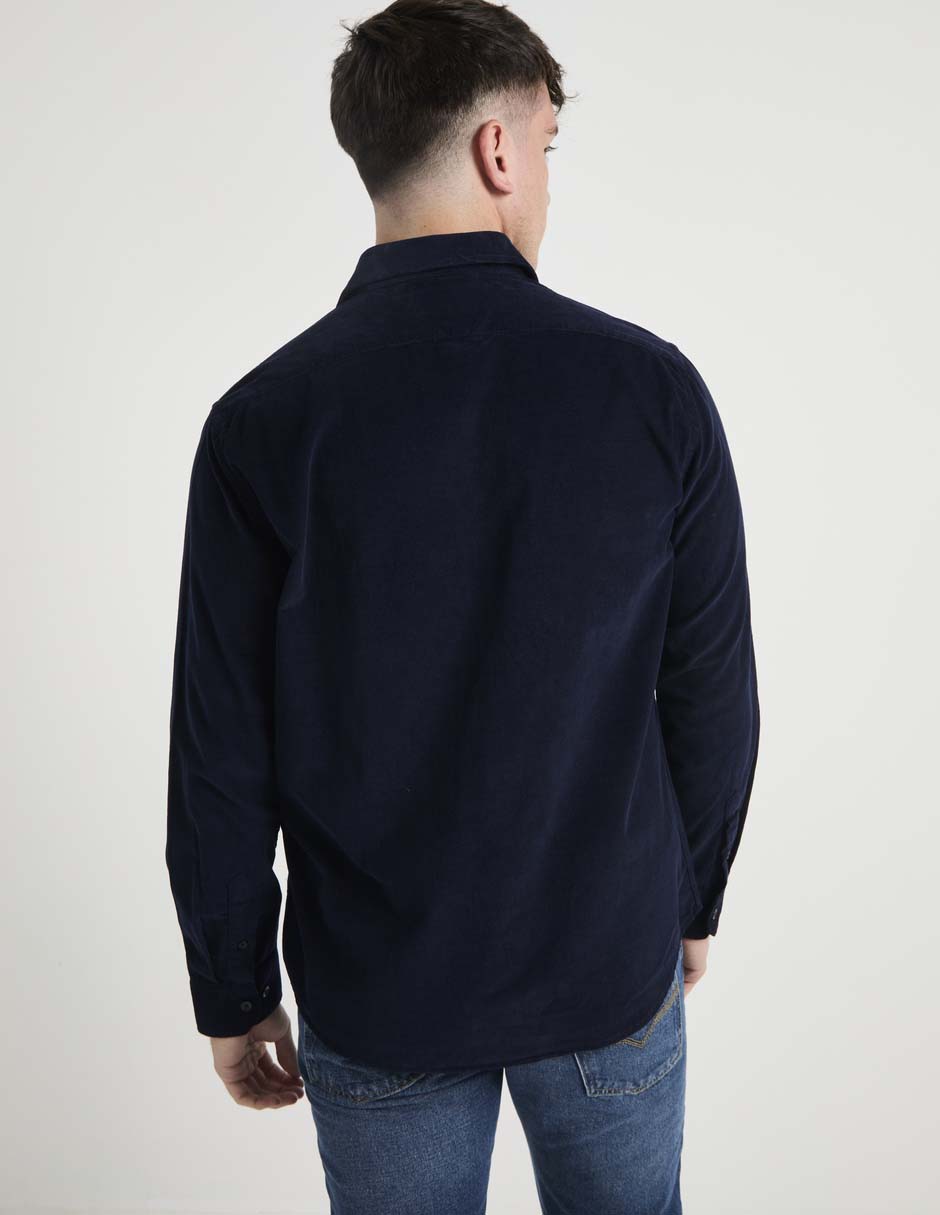 Camisa casual de algodón manga larga para hombre 2
