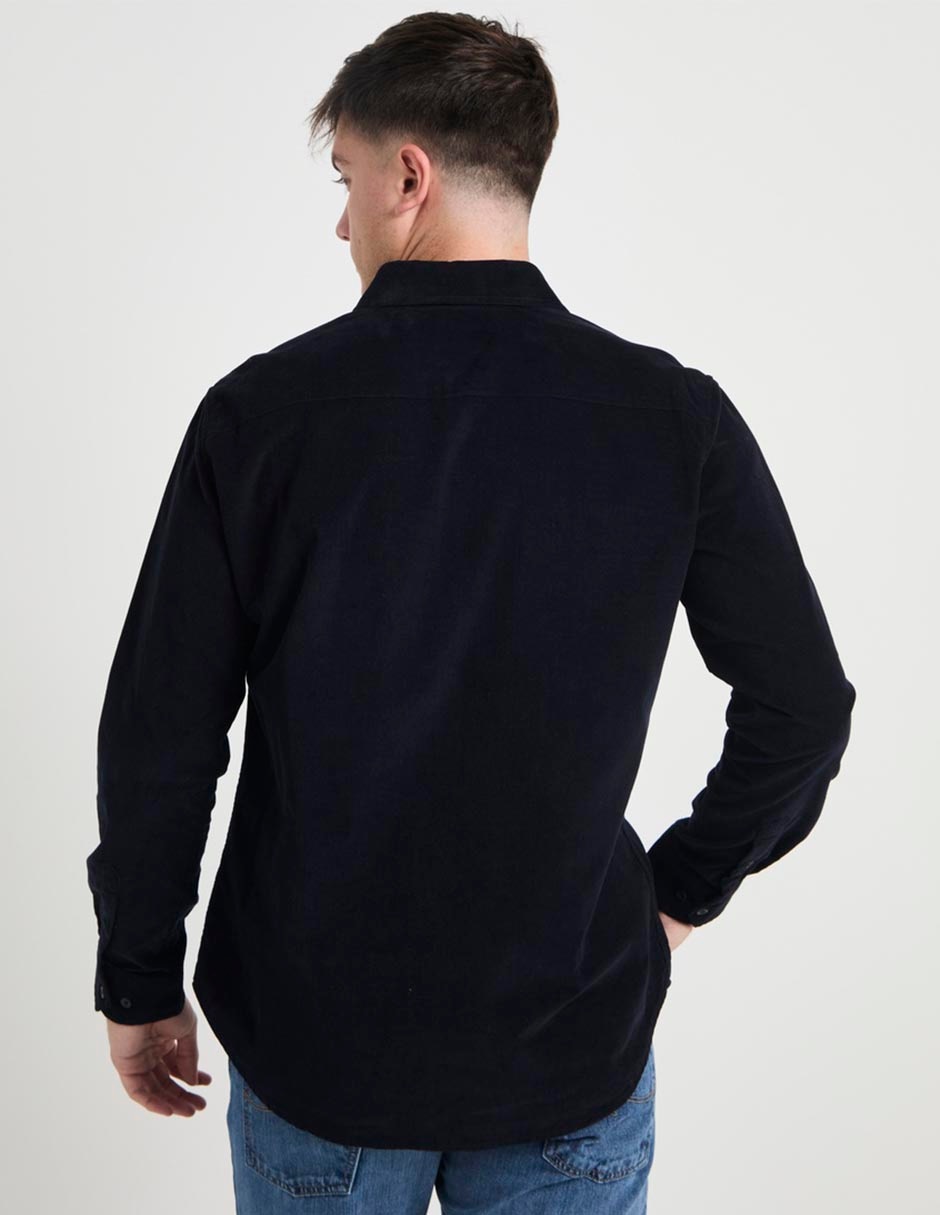 Camisa casual de algodón manga larga para hombre 2