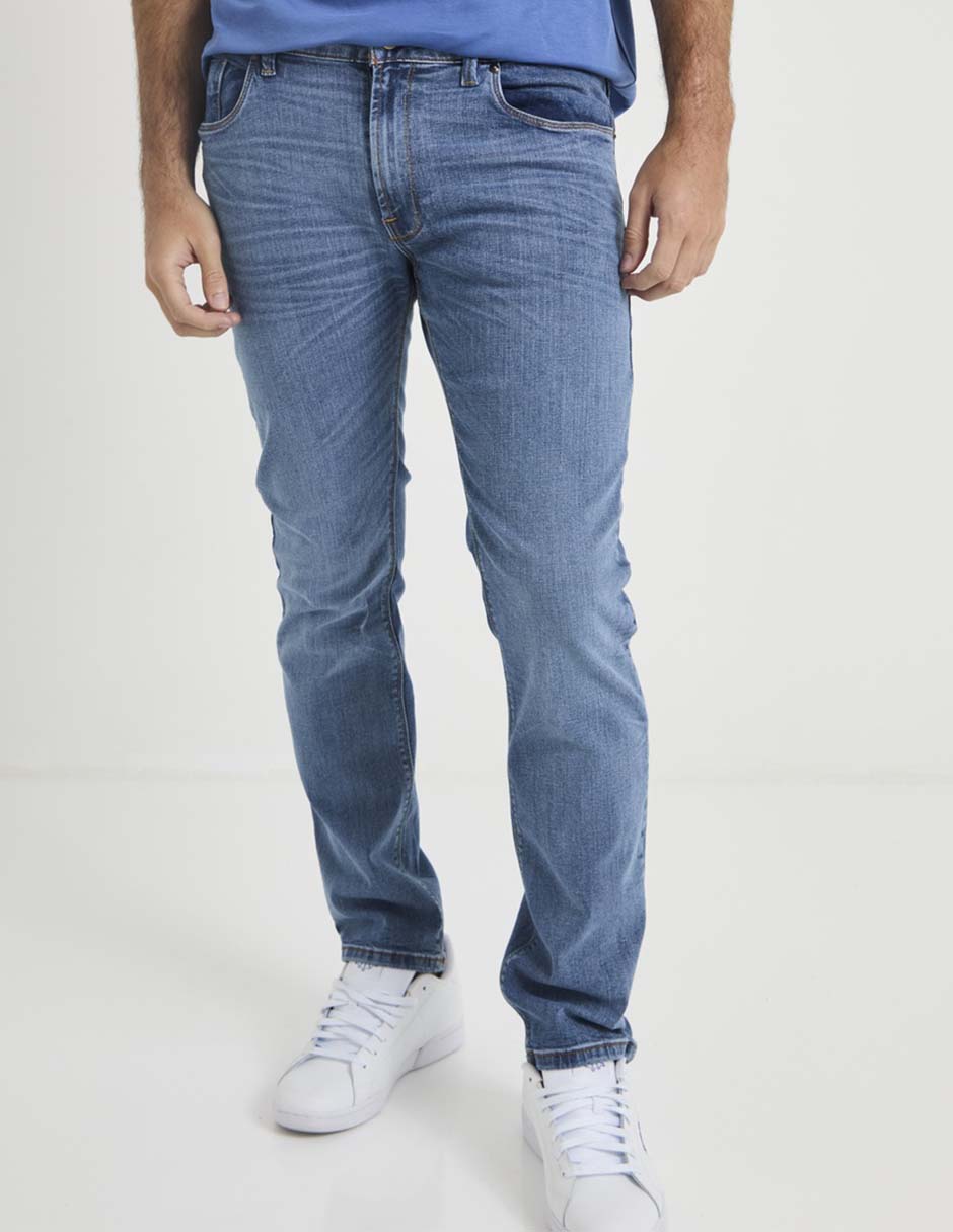 Jeans straight lavado medio para hombre Jeans straight lavado medio para hombre