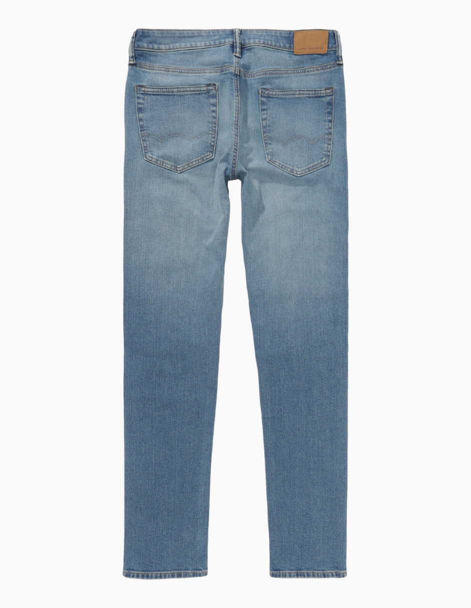Jeans slim deslavado para hombre 3