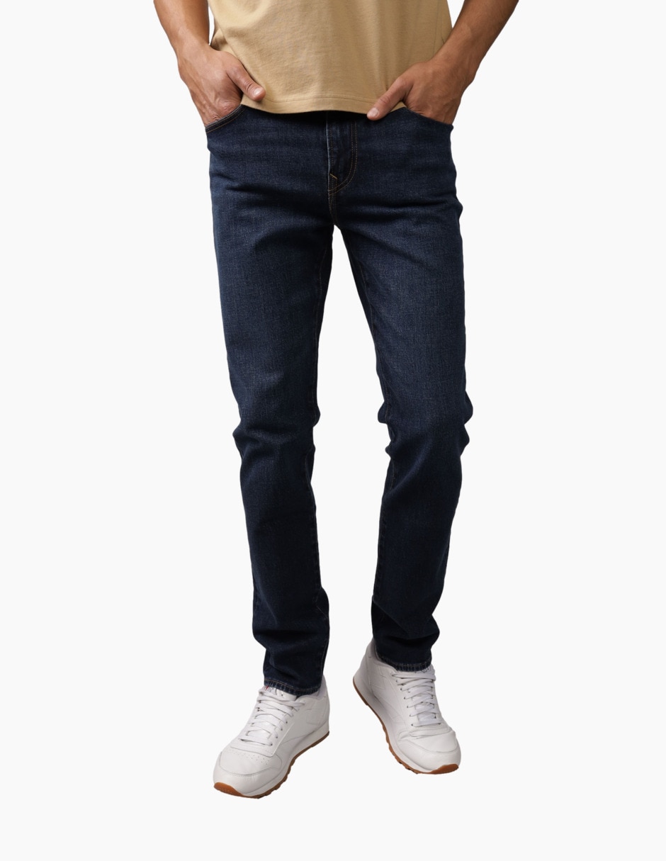 Jeans skinny lavado oscuro para hombre Jeans skinny lavado oscuro para hombre