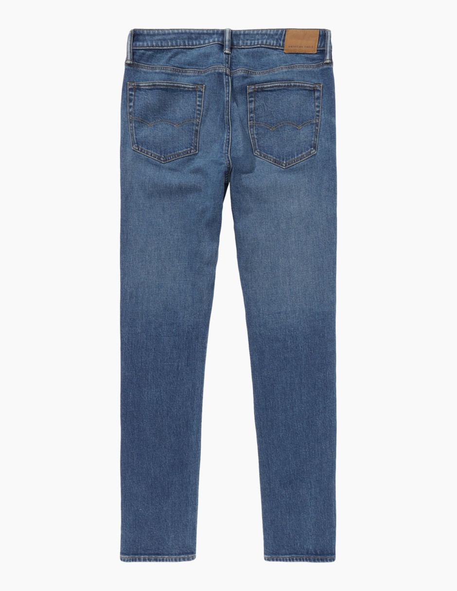 Jeans skinny lavado medio para hombre 3
