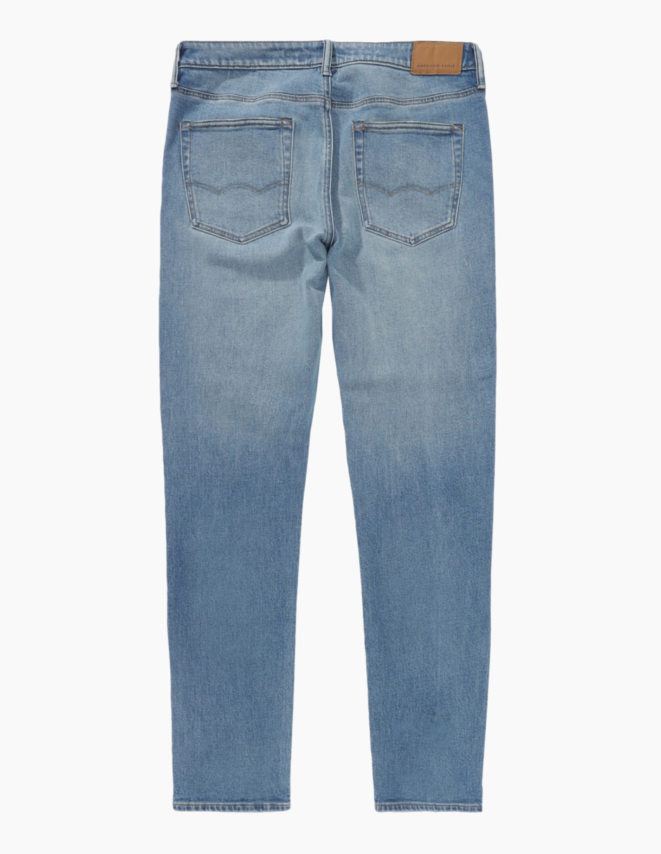 Jeans skinny lavado medio para hombre 3