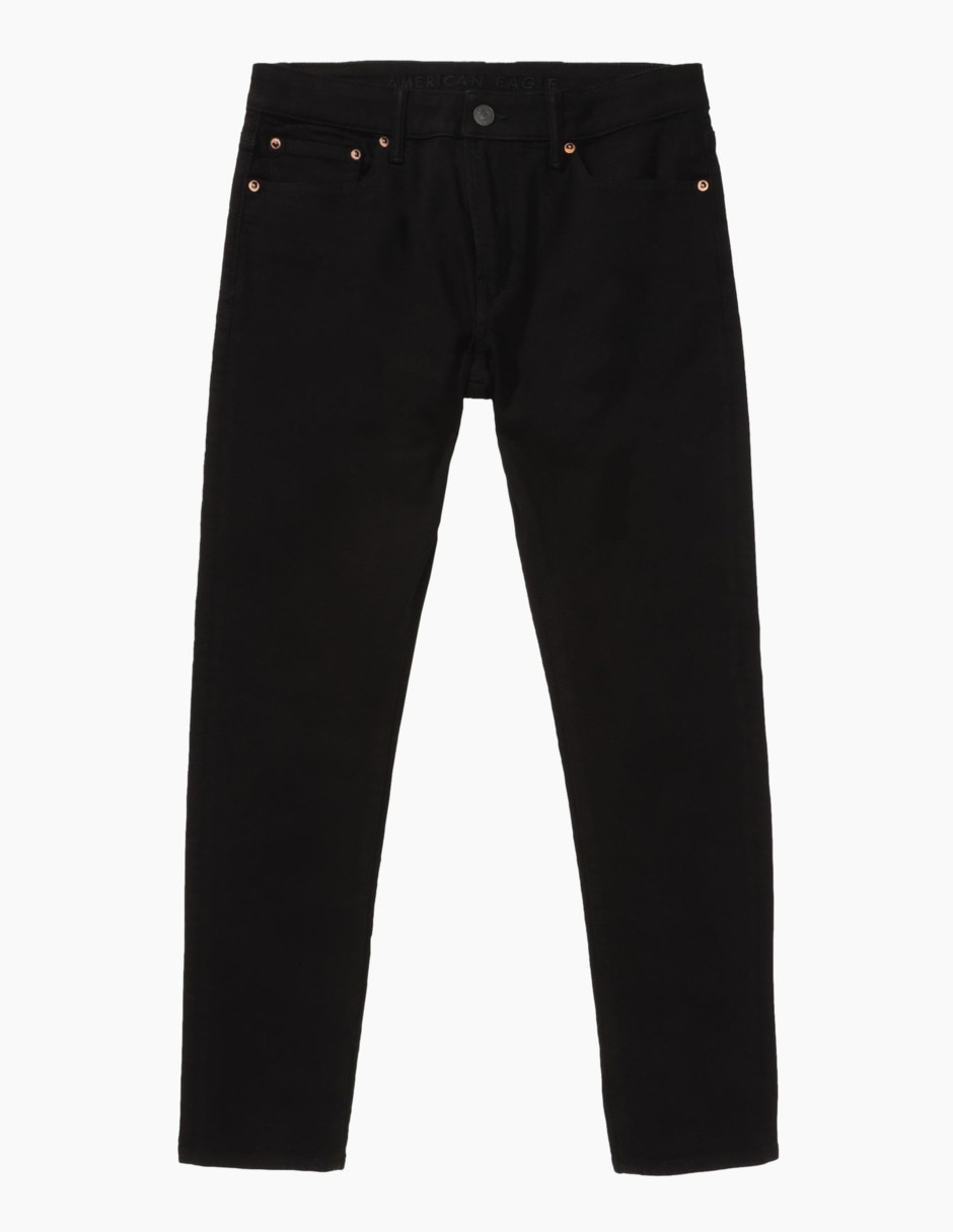 Jeans skinny lavado obscuro para hombre 2