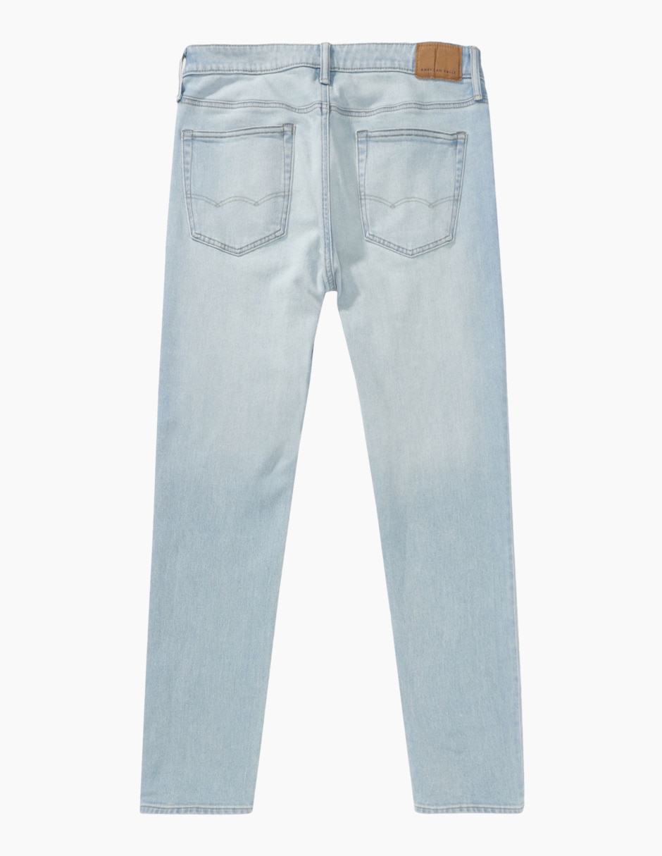 Jeans skinny lavado claro para hombre 3