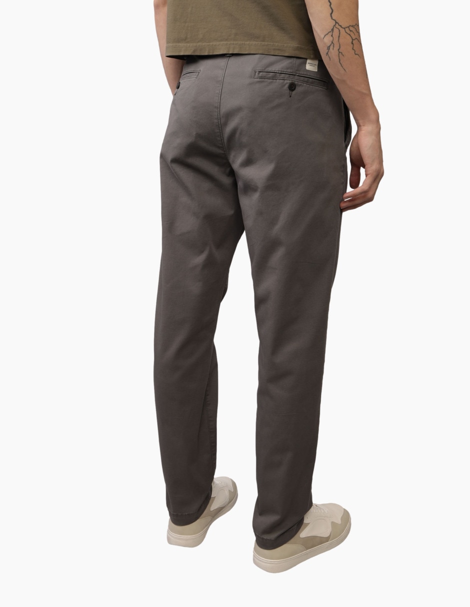 Pantalón regular de algodón para hombre 4
