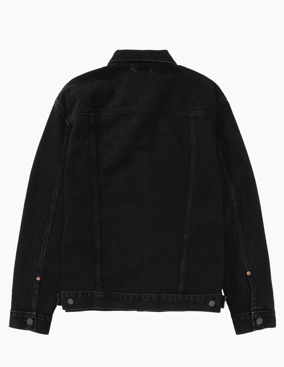 Chamarra Denim de algodón con bolsillos para hombre 3