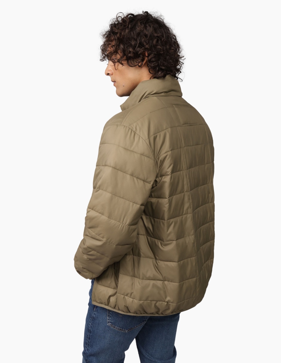 Chamarra acolchada con bolsillos para hombre 1