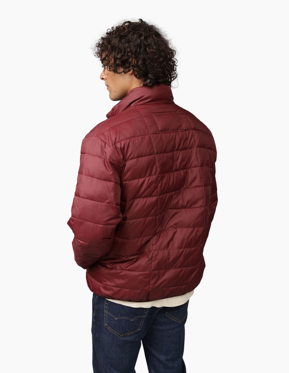 Chamarra acolchada con bolsillos para hombre 1