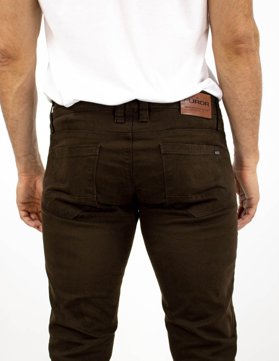 PANTALON FUROR, 36, TABACO JUSTIN1025