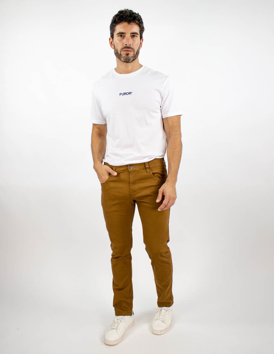 Pantalón skinny de algodón para hombre 3