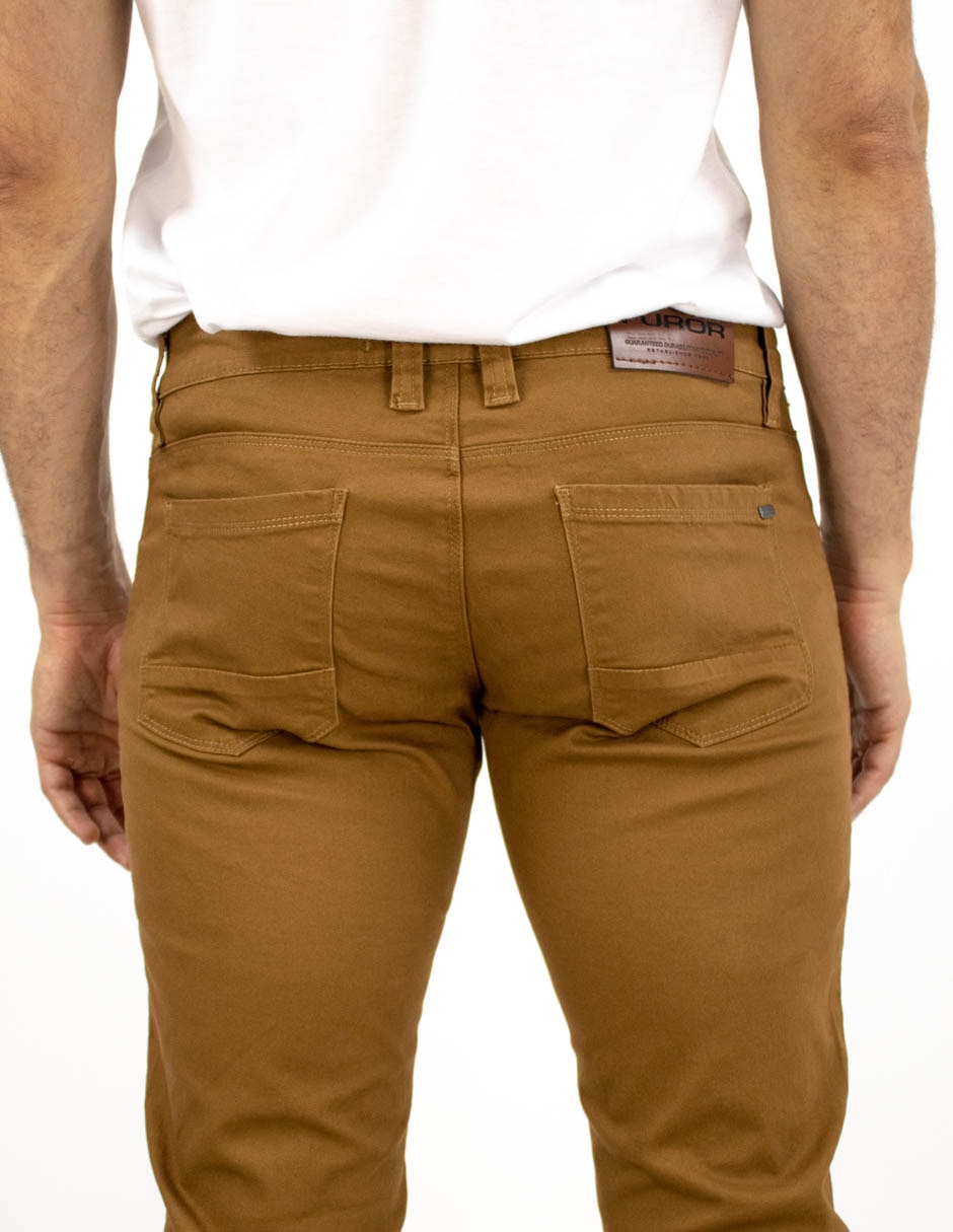 Pantalón skinny de algodón para hombre 4