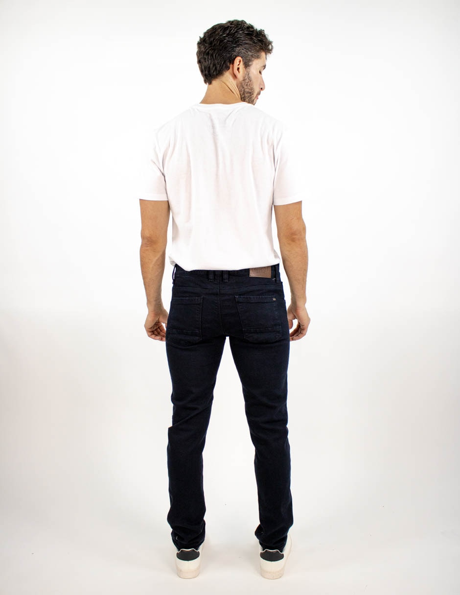 Jeans slim lavado obscuro para hombre 2