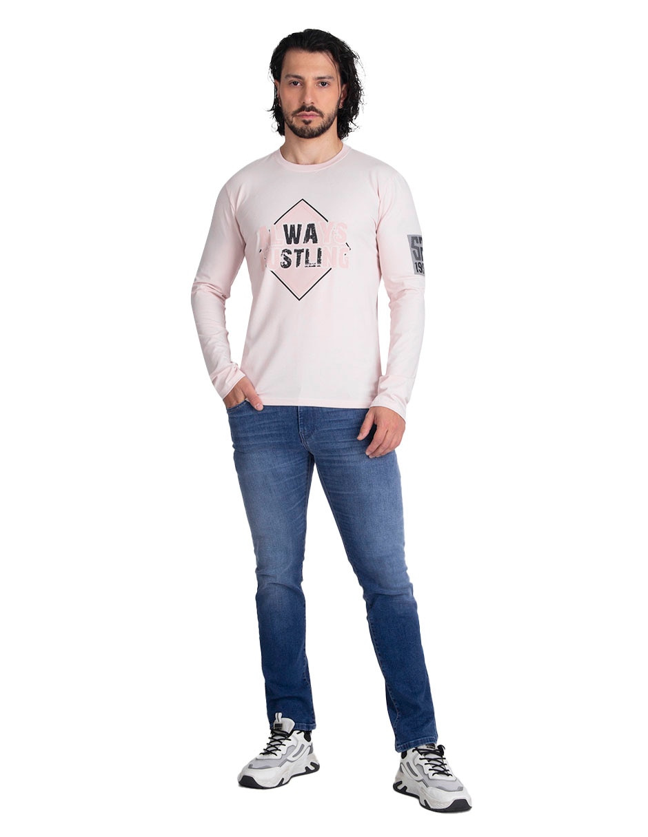 Playera cuello redondo para hombre 3