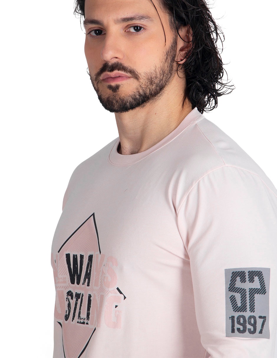 Playera cuello redondo para hombre 4